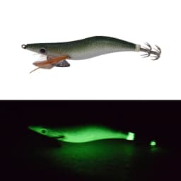 1 High-Quality Artificial Wooden Shrimp Bait Exported to Japan, Including Squid Hooks, Glowing Octopus Squid Fishing Gear, and F