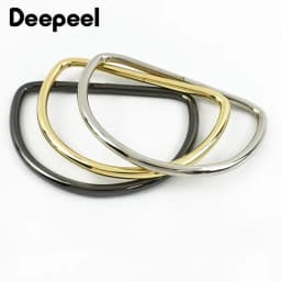2/4/10Pcs Metal D Ring 9/11cm Bag Handles Purse Frame Women's Handbags Woven-bag Handle DIY Hardware Accessories Making Bags