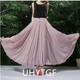 Women Assorted Gauze Skirt Large Swing Ballet Practice Clothes 720 Degree Chiffon Skirt Gypsy Long Skirts Women Dancer Wear 2551