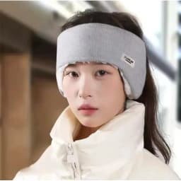 Winter Thickened Knitted Ear Warmer Headband Fleece Lined Warm Ear Protection Windproof Anti-Cold Cycling Outdoor Sport Headwear