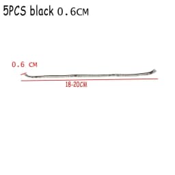 5Pcs 20cm 3 Colors Eye Lash DIY Kids Doll False Eyelashes Dolls Accessories Black Brown Tawny Children Toy Decoration
