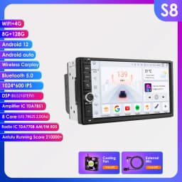 1 Din 7inch Universal Android Car Radio For VW Nissan Hyundai toyota CR-V Kia Car Multimedia Player GPS WiFi Carplay No DVD