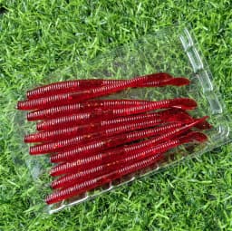 MUKUN 10PCS Stick Soft Bait 10cm 2.3g Silicone Worm Sinking Minnow Swimbait Wobblers Freshwater Bass Pike Soft Fishing Lures