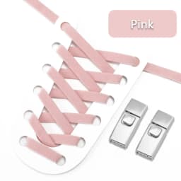 New No Tie Shoe Laces Press Lock Shoelaces Without Ties Elastic Laces Sneaker Kids Adult Widened Flat Shoelace for Shoes
