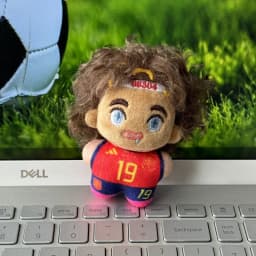 Haaland Bellingham Cotton Doll 7.5cm Mini Stuffed Plush Toy World Cup Souvenir Collectible Figure Pendant Bag Charm Gift for Fan