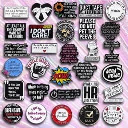 Funny Quotes Saying Enamel Pins Custom Start Each Day Grateful Heart WALKING HR VIOLATION Brooch Lapel Badge Jewelry Wholesale