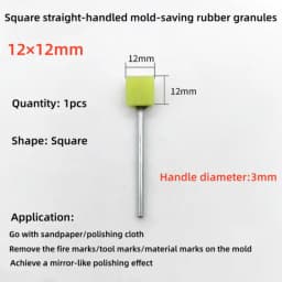 Mold Mirror Polishing Rubber Particle Back Adhesive Sandpaper Ultrasonic Grinding Machine Rubber Head Fire Removal Pattern