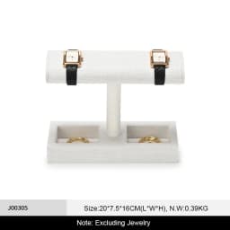 Oirlv Wrist Watch Stand Microfiber Watch Storage Rack Jewelry Bracelet Organizer Rack Bangle Watch Display Holder Showcase Rack