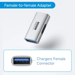 Hagibis USB 3.2 Adapter 90 Degree Right Angle USB A Male to Female Connector OTG Adapter Cable Extender for Laptops Charger PC