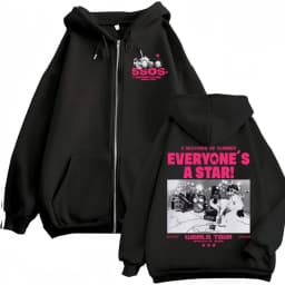 5 Seconds of Summer Everyone's A Star World Tour Zip Up Hoodies Men Women Harajuku Hip Hop Gothic Jacket Sweatshirt Hoodie Coats