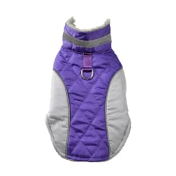 Reflective Dog Jacket Fleece Lined Warm Winter Pet Clothes Adjustable Hook Loop Coat for Small Medium Dogs French Bulldog Pug