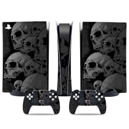 For PS5 Digital Protective Skin Sticker Vinyl Decal Full Set Cover Wrap for Game Console and 2 Controllers