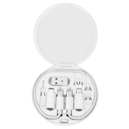60W Multi USB Charging Adapter Cable Kit, USB C Conversion Kit USB A and Type C to Male Micro/Type C, Phone Data Transfer, Card