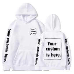 2025 Student Casual Customized Printed Text DIY Hoodie Custom Personalized Hoody Custom Hoodies Text Sweatshirt Tops