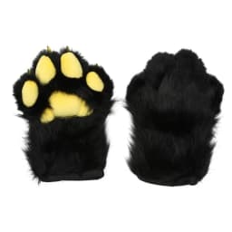Wolf Dog Foxes Paw Claw Gloves Costume Accessories Cosplays Animal Furry Plush Full Finger Mittens Fursuit for Adults