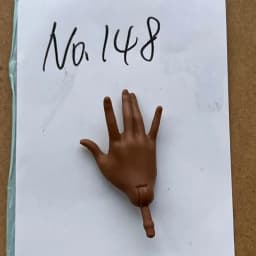 Monster Doll Replacements hands Slim Doll Colorful Hands Clear White Brown Green Purple Blue White Color Doll Parts