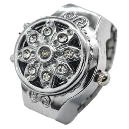 Creative Brick New Hot Sale Alloy Shell Finger Quartz Watch Circular Dial Arabic Numerals Face Couple Men And Women