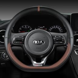 D Shape Car Steering Wheel Cover For Kia K5 Ceed GT Stonic Proceed Sportage 2021 2020 2019 Auto Accessories 2018 2017 GT Sport