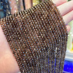 Wholesale 2/3/4MM Natural Amethyst Tiger Eye Garnet Mini Loose Bead DIY Men's and Women's Fashion Bracelet Necklace Jewelry