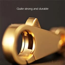 CRAZYSMITH 1PCS Stainless Steel Swivel Snap hook Lobster Clasps Trigger KeyChain Vacuum Plating Gold/Silvery Bag accessories