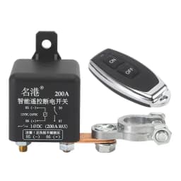 Car 12/24V Remote Battery Switch Relay Auto Power Protector Integrated Wireless Remote Control Disconnect Cut Off Isolator