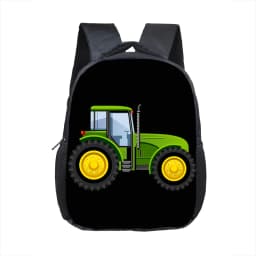 Cartoon Police Car Fire Engine Excavator Print Backpack Children Truck Kindergarten Bags Toddler Diaper Book Bag Schoolbags