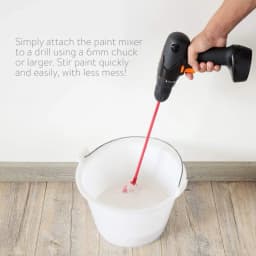 Liquids Paint Mixer HSS Putty Mixer For Electric Drills Putty Powder Epoxy Resin Mixing Rod Paint Drill Attachment Paddle