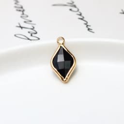 1pcs Diy Jewelry Copper Edging Gold Plated Drop Pendant Necklace Earrings Bracelet Small Accessories Material Handmade Charms