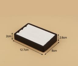 Jewelry Storage Box Gem Box V Groove Diamond Ring Face Bare Stone Color Treasure Bare Diamond Box Counter Sample Display Props