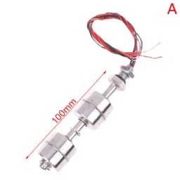 30Styles 45-400mm Stainless Steel Float Switch Tank Liquid Water Level Sensor Double Ball Switch Tank Pool Flow Sensors Float