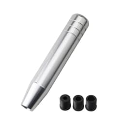 Universal Auto 13cm 18cm Length Manual Car Gear Shift Knob Aluminum Gear Shift Knob Racing Car Shift Gear Knob With 3 Adapters