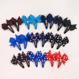 20pcs No Slip Snap Hair Clips for Baby Girls - 2 Inch Grosgrain Ribbon Hair Bows Barrettes Non-Slip Cute Hair Accessories