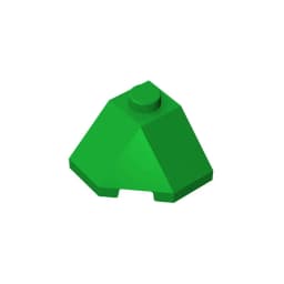 Gobricks GDS-802 ROOF TILE 2X2X1 45 DEGR.-BOT.45DEGR. compatible with lego 13548 children's DIY Educational Building Blocks Tech