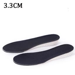 1Pair EVA Shock Absorbing Height Increase Insoles Casual Sports Shoes Insole for Feet Shoe Pads 2.3/3.3/4.3cm Growing Shoe Sole