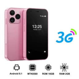 15SE Small Pocket Mobile Phone 3.0 Inch HD Screen 3G WCDMA Android 8.1 Dual SIM Face Unlock WiFi GPS Play Store Mini Smartphone