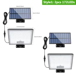 Solar Lights Outdoor with Motion Sensor Solar Flood Lights Waterproof Dusk to Dawn Solar Powered Security Spot Lights for Porch