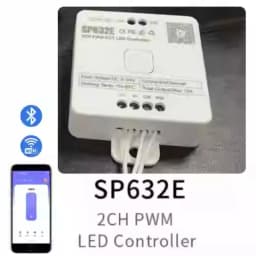 DC5-24V SP631E SP632E SP633E SP634E SP635E 1-5CH PWM Led Controller Dimmer Remote For Single Color/CCT/RGB/RGBW/RGBCCT LED Strip