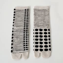 Women Colorful Jacquard Two-Toed Socks Combed Cotton Soft Breathable Split Toe Socks Funny Chic Plants Leopard Striped Tabi Sock