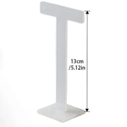 Jewelry Display Rack, Acrylic T-shaped Earring Display Stand Set, High-end Acrylic Earrings Holder Organizer Case White Acrylic