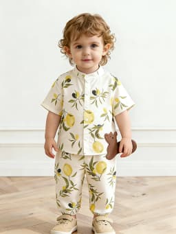 2Pcs Organic Cotton Kids Baby Sets Spring Summer Solid Tshirt Top + Pant Casual Toddler Boy Clothing