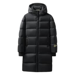 Warm Thick Long Down Jacket Coat Mens Hooded Waterproof Black Gold Puffer Jacket Men Casual Windproof Parkas Male Winter New Men