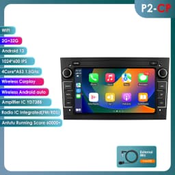 8G 128G Android 12 Car Radio For Opel Astra H J 2004 Vectra Vauxhall Antara Zafira Corsa C D Vivaro Meriva 4G Carplay GPS Player