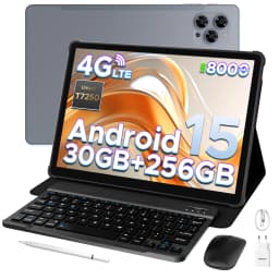 DOOGEE Tab G6 2 in 1 Tablet PC 4G LTE 11 Inch Android 15 30GB RAM(6+24) 256GB ROM 8000mAh Battery Support Widevine L1 Tablet PC