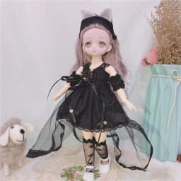 1/6 Kawaii Doll 30cm Cute Blyth Doll Joint Body Fashion BJD Dolls Toys with Dress Shoes Wig Make Up Gifts for Girl pullip