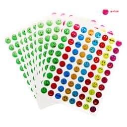 10 Pieces/bag Children's Cartoon Pattern Mini Kindergarten Reward Sticker Teacher Praise Label Reward Five-star Gold Sticker
