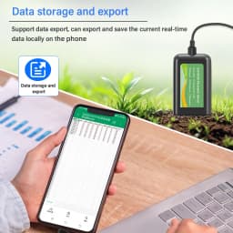 YAGO Soil Sensor 8 in 1 for Agriculture pH EC Moisture NPK Tester Android/HarmonyOS USB Smart Soil Meter for Precision Farming