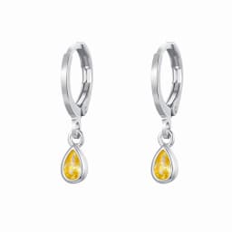 CRMYA Silver Gold Filled Dangle Earrings For Women CZ Zircon Long Water Drop Earring Men Jewelry Circle Ear Ring Wholesale