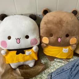 New Bubu And Dudu Panda Plush Cute Cartoon Panda Bear Doll Kawaii Stuffed Soft Pillow Toy Children'S Day Gifts For Kids