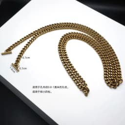 Many Size Metal Bag Chains Handbag Replacement Shoulder Chain Repairment Parts Durable Accessory for Handbags Old Golden Color