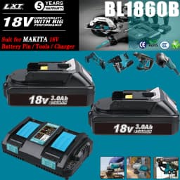 1/2/4Pcs 3.0Ah BL1830 Li-on Replace for Makita 18V Battery Pin BL1860 BL1815 BL1850 BL1890 LXT400 Tools and 3.5A DC18RD Charger